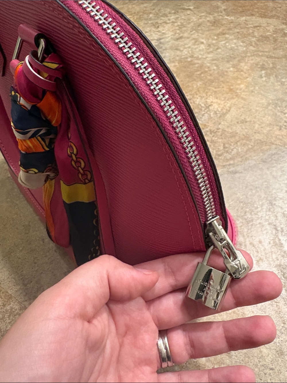 Pink Dome Handbag - Picture 6 of 9